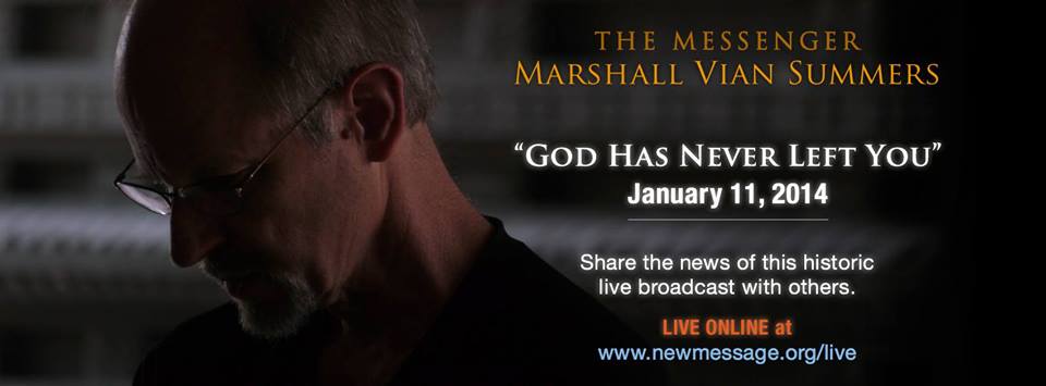 The new Marshall Vian Summers webcast schedule has him speaking on January 11, 2014