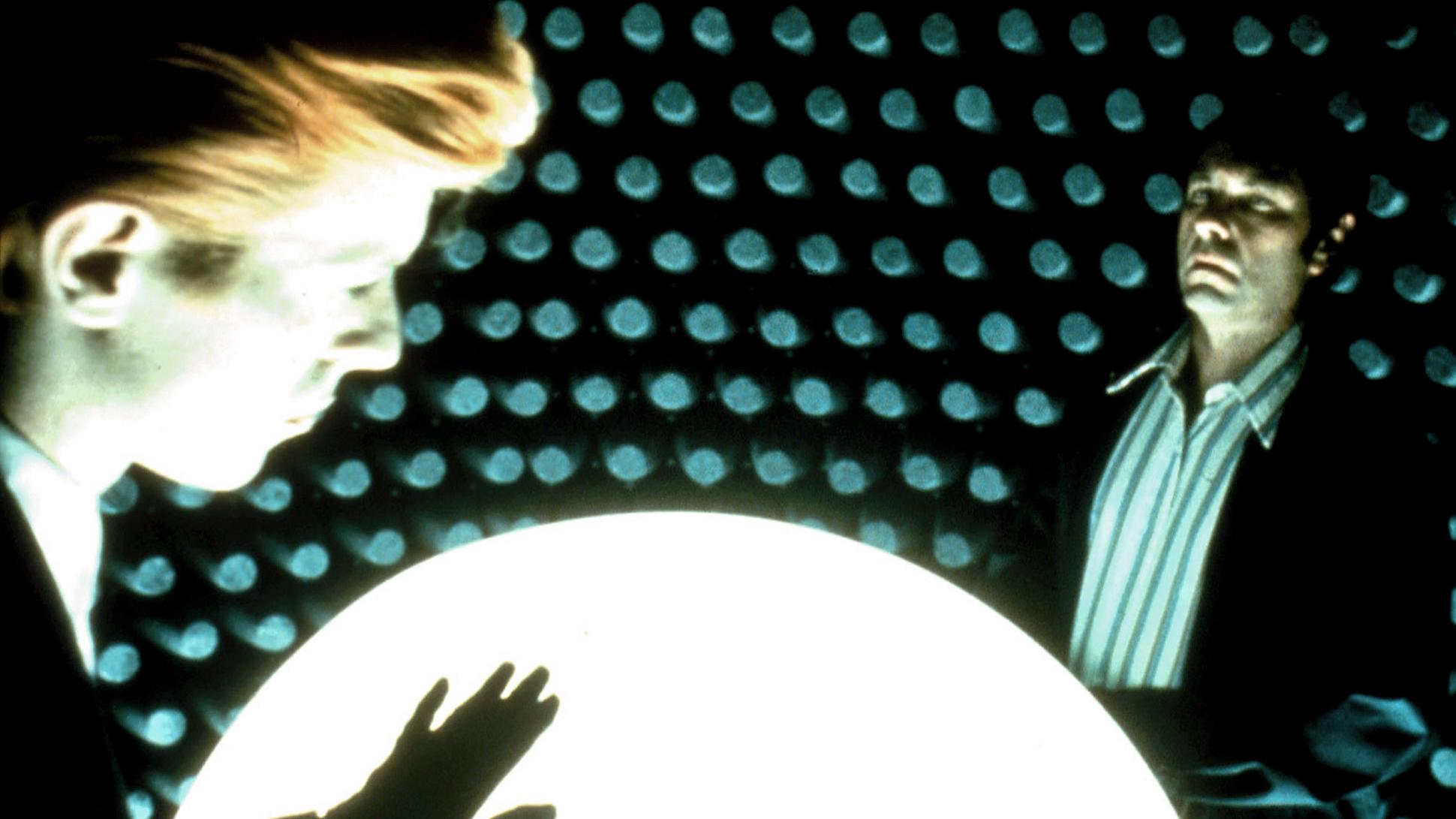 Scene from "The Man Who Fell To Earth" We face a challenge to our freedom.